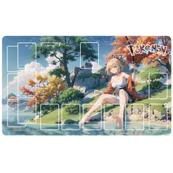 60x35cm Pokemon Playmat With Zones OPCG TCG Card Game Gengar PlayMat Standard - Image 5