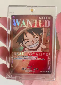 Chinese-Monkey D Luffy ST01-012 SR SP Parall Premium Card One Piece Card Game - Image 1