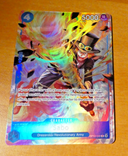 ONE PIECE ENGLISH CARD GAME CARTE CARTE SABO OP10-049 ALT EN JCC MINT - Image 1