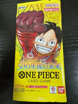 1 Pack BOOSTER PACK 500 YEARS IN THE FUTURE OP07 ONE PIECE Card Game Sealed - Image 1