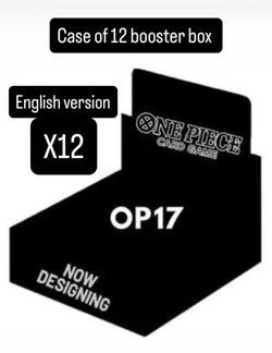 Pre Order Case Of 12 Booster Box Op-17 4th Anniversary One Piece English New - Image 1