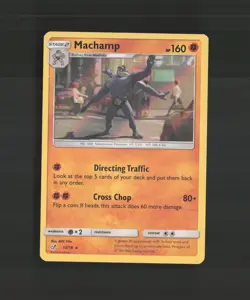 Machamp 13/18 Detective Pikachu Holo Rare Pokemon Card LP - Image 1