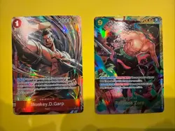 Monkey D Garp OP13-016 (R) One Piece Card Carrying On His Will NM TCG Lot Of 2 - Image 1
