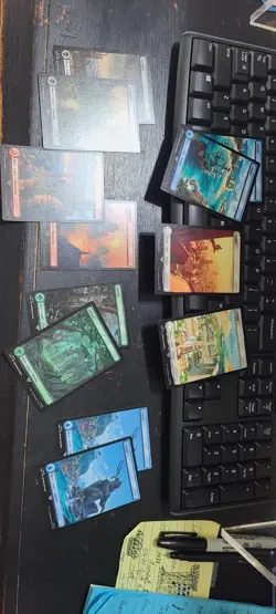 12 Cards MTG Assassin's Creed Land Cards New Mint - Image 1