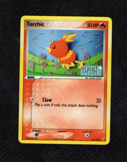 Torchic 65/100 EX Crystal Guardians Reverse Holo Stamped Pokemon Card - Image 1