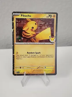 Pikachu Promo Card Pokemon Day 2026 Stamped - Image 1