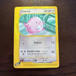 Pokemon TCG Chansey Aquapolis 69/147 Regular Non Holo Common Card - Image 1