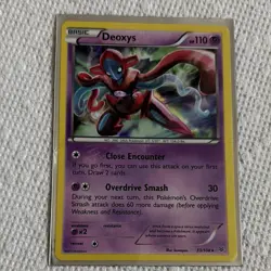 Pokemon Deoxys Holo Rare 33/108 Roaring Skies Basic 110 HP English Card - Image 1