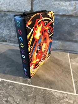 Pokemon Charizard Card Collector Binder TCG 4 Pockets 50 Sleeves Holds 400 New - Image 1