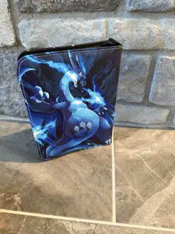 Pokemon Charizard Card Collector Binder TCG 4 Pockets 50 Sleeves Holds 400 New - Image 5
