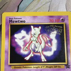 Pokemon Card - Mewtwo Movie Promo WOTC 3 Black Star Promo - Image 2