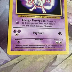 Pokemon Card - Mewtwo Movie Promo WOTC 3 Black Star Promo - Image 4