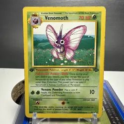 Pokemon Card - Venomoth Jungle 29/64 Rare 1st Edition - Image 1