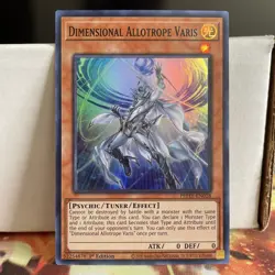 1ST ED DIMENSIONAL ALLOTROPE VARIS 2020 PHHY-EN028 YUGIOH CARD (NM) - Image 1