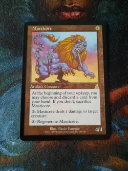 Magic the Gathering MTG - 1 x Masticore - Urza's Destiny - Reserved List - EX - Image 1