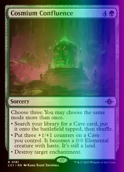 MTG Cosmium Confluence (181/491) The Lost Caverns of Ixalan NM FOIL - Image 1