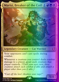 MTG Marisi, Breaker of the Coil (46/363) Commander 2019 NM FOIL - Image 1