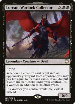 Lorcan, Warlock Collector (27/359) AFC NM - Image 1