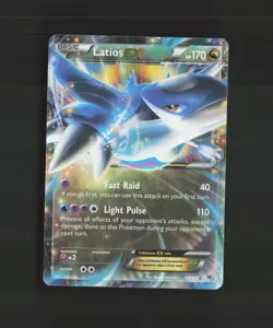 Latios EX 58/108 Roaring Skies Ultra Rare Holo Pokemon Card DMG - Image 1