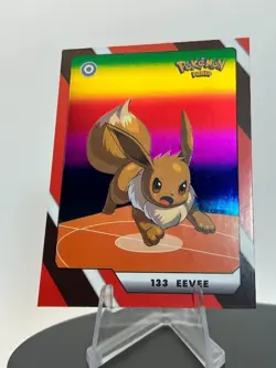 2025 Pokemon Kanto Full House - Rainbow Holo - Eevee #133 - Image 3