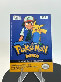 2025 Pokemon Kanto Full House - Rainbow Holo - Eevee #133 - Image 4