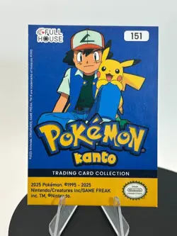 2025 POKEMON POKEDEX Kanto #151 MEW Peru Edition Silver Holo - Image 2