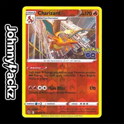 Charizard 010/078 - 2022 Pokemon GO Stamped Reverse Holo - Pokemon Card (NM) - Image 1