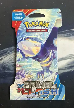 2015 Pokemon Tcg XY Primal Clash Sleeved Booster Pack KYOGRE art Factory Sealed - Image 1