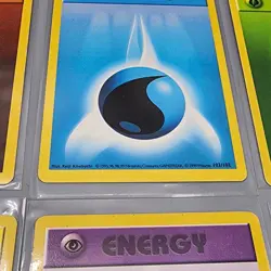 1999 Pokemon WOTC Pokemon Shadowless Base Set Energy Lot Of 6 - Image 3