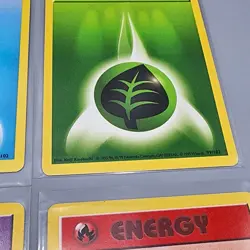 1999 Pokemon WOTC Pokemon Shadowless Base Set Energy Lot Of 6 - Image 4