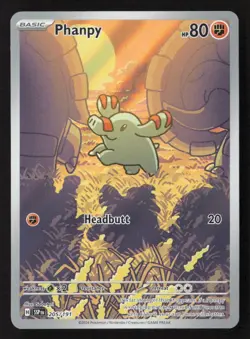 Phanpy Illustration Rare Holofoil SSP 205/191 NM Pokemon TCG - Image 1