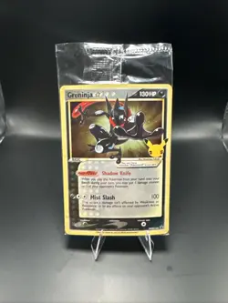 Pokemon Greninja Gold Star Promo Holo SWSH144 Celebrations Sealed F - Image 1