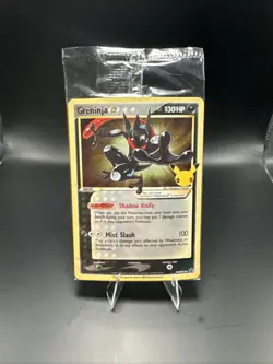 Pokemon Greninja Gold Star Promo Holo SWSH144 Celebrations Sealed F - Image 2