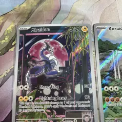 Pokemon TCG Miraidon and Koraidon Pokemon Promo NM #s 13/14 - Image 5
