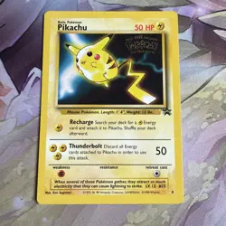 Pikachu - Normal #4 Warner Bros Movie Black Star Promo Pokemon TCG - Image 1