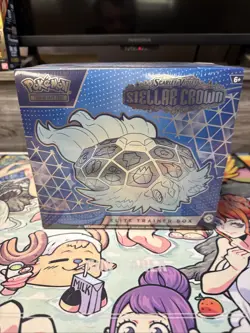 Pokemon Scarlet & Violet Stellar Crown ETB Elite Trainer Box New Sealed - Image 1