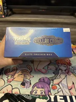 Pokemon Scarlet & Violet Stellar Crown ETB Elite Trainer Box New Sealed - Image 2