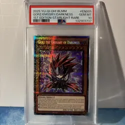 Yu-Gi-Oh Gorz the Emissary of Darkness (PSA 10) BLMM-EN005 - Starlight Rare - Image 1