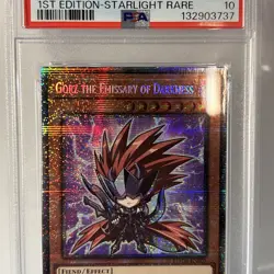 Yu-Gi-Oh Gorz the Emissary of Darkness (PSA 10) BLMM-EN005 - Starlight Rare - Image 4