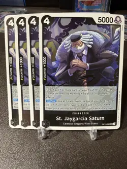 St. Jaygarcia Saturn Playset - OP13-083 x4 - Carrying On His Will - One Piece - Image 1