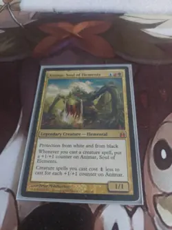 Magic The Gathering Animar Soul of Elements Legendary Creature Card - Image 1