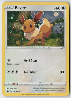 Eevee - SWSH095 - SWSH: Sword & Shield Promo Cards Holo - PTCG - LP - Image 1