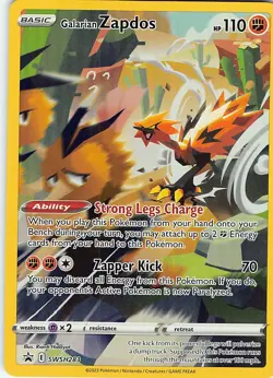 Galarian Zapdos Holofoil Promo SWSH: Sword & Shield Promo Cards SWSH283 NM - Image 1