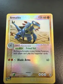Pokemon TCG Armaldo EX Sandstorm Reverse Holo Rare Card LP+ - Image 1