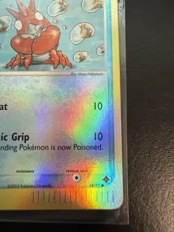 Pokemon TCG Corphish Reverse Holo Rare Card 54/97 Dragon NM Condition - Image 5