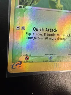 Pokemon TCG Treecko Card 80/97 EX Dragon Reverse Holo, LP Condition - Image 2