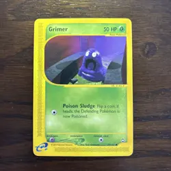 Pokemon TCG Grimer 79/147 Aquapolis E-Series Common Card - Image 1