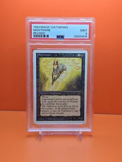 ⚫⚫⚫ 1994 MAGIC THE GATHERING NIGHTMARE REVISED 3RD EDITION PSA 9 ⚫⚫⚫ - Image 1