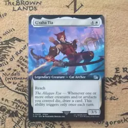 1x G'raha Tia, Extended Art, Final Fantasy, Magic MTG NM - Image 1