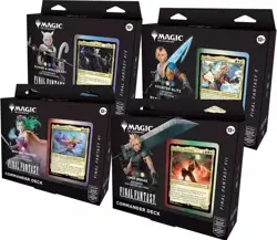 Magic: the Gathering - Final Fantasy Commander Deck Bundle All 4 Decks SEALED - Image 1